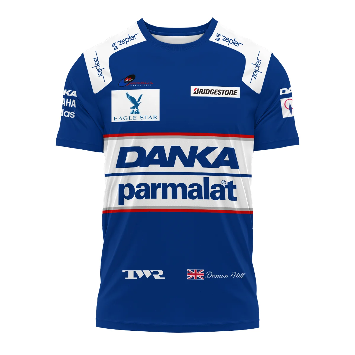 Alternative view of 1997 Damon Hill Racing Suit T-Shirt BLVADH050925A4TS