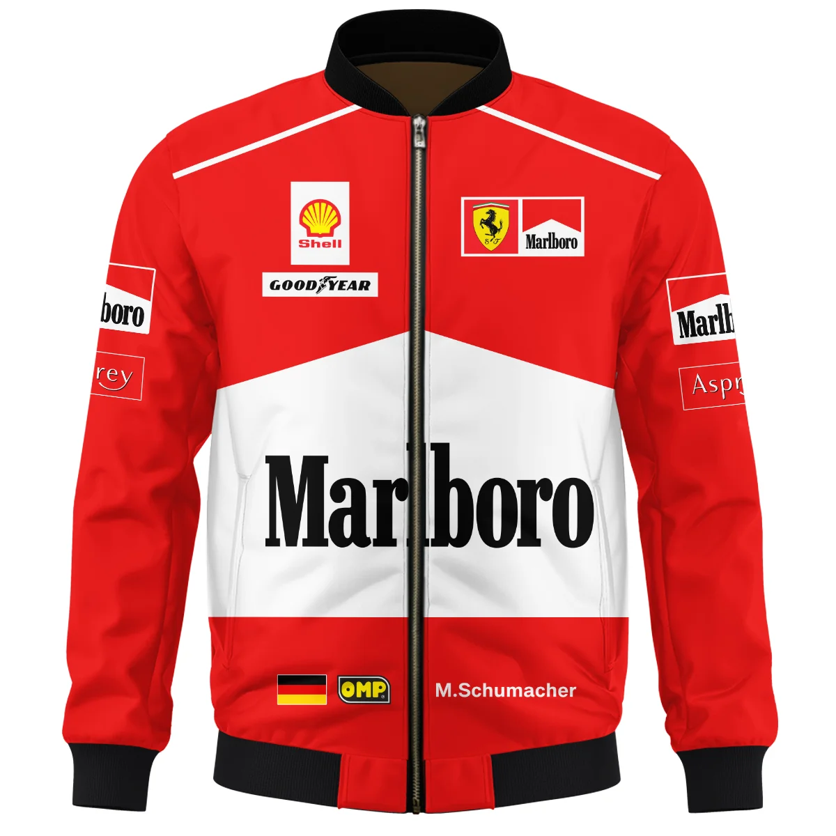 1997 Michael Schumacher Race Suit Ferrari F1 Bomber BLVAMC020925A7BB - Image 2