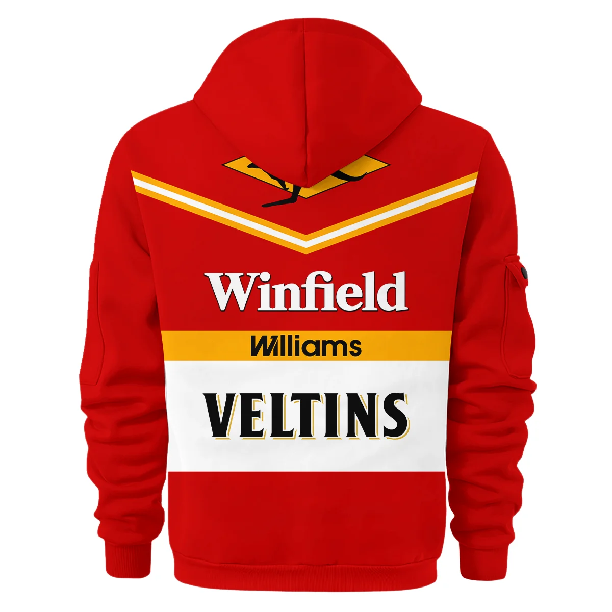1998 Jacques Villeneuve Racing Suit Williams F1 Hoodie Half Zip BLJV10825A3HDF - Image 3