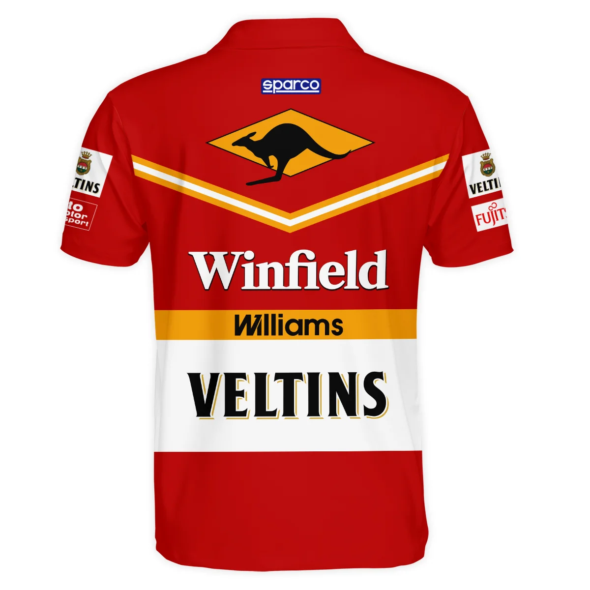 1998 Jacques Villeneuve Racing Suit Williams F1 Polo Shirt BLJV10825A3PL - Image 3