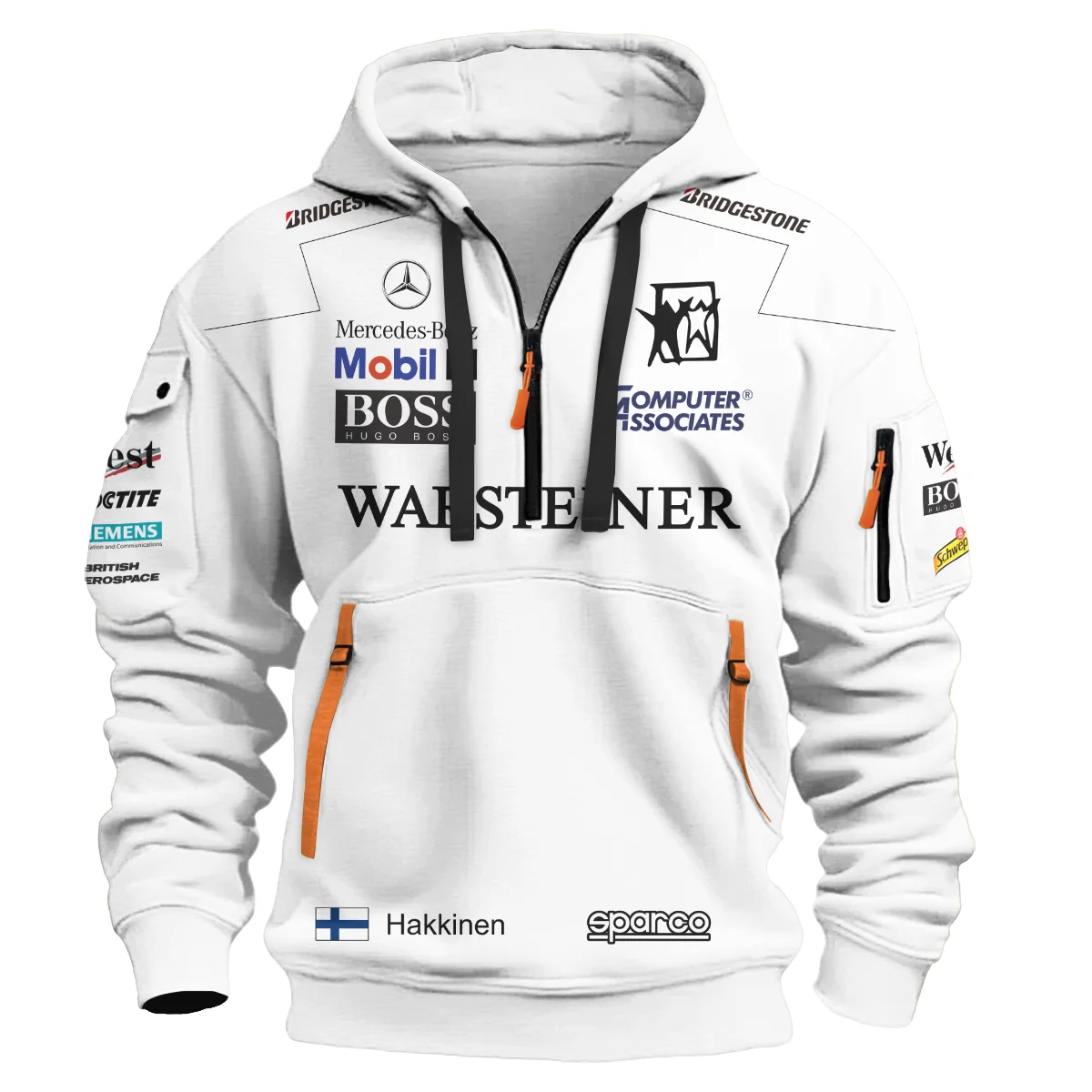 Alternative view of 1998 WDC-Inspired Racing Suit Hoodie Half Zip BLVAMH271025A4HDF