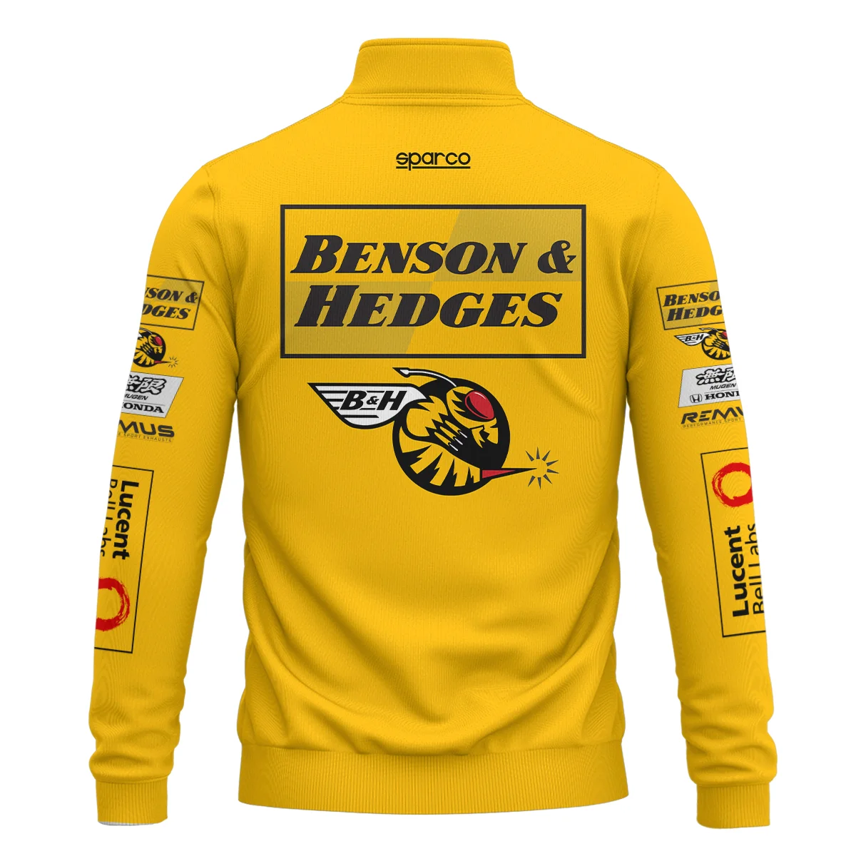 1999 Damon Hill Racing Suit Quarter-Zip Sweatshirt BLVADH050925A3QZS - Image 3