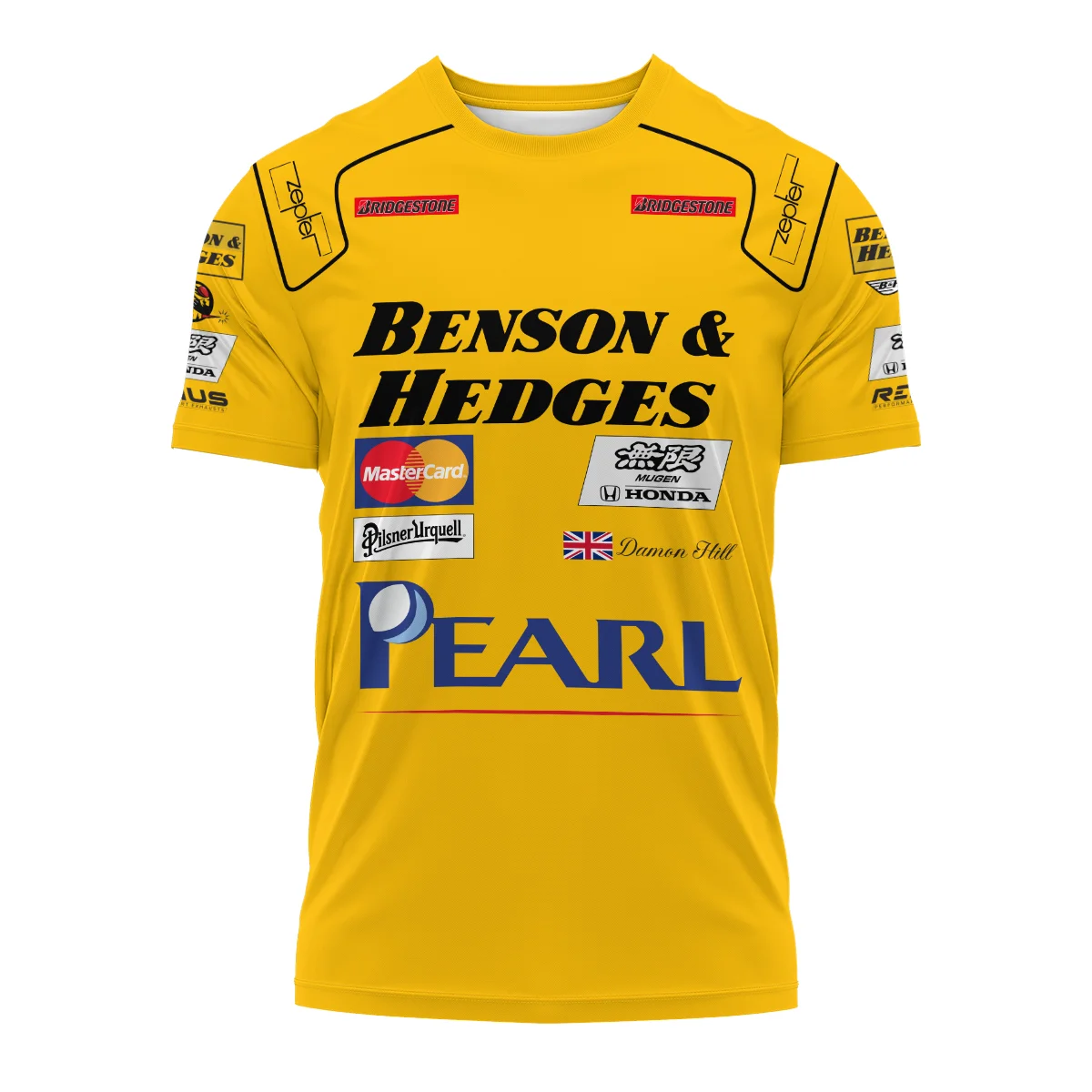 Alternative view of 1999 Damon Hill Racing Suit T-Shirt BLVADH050925A3TS