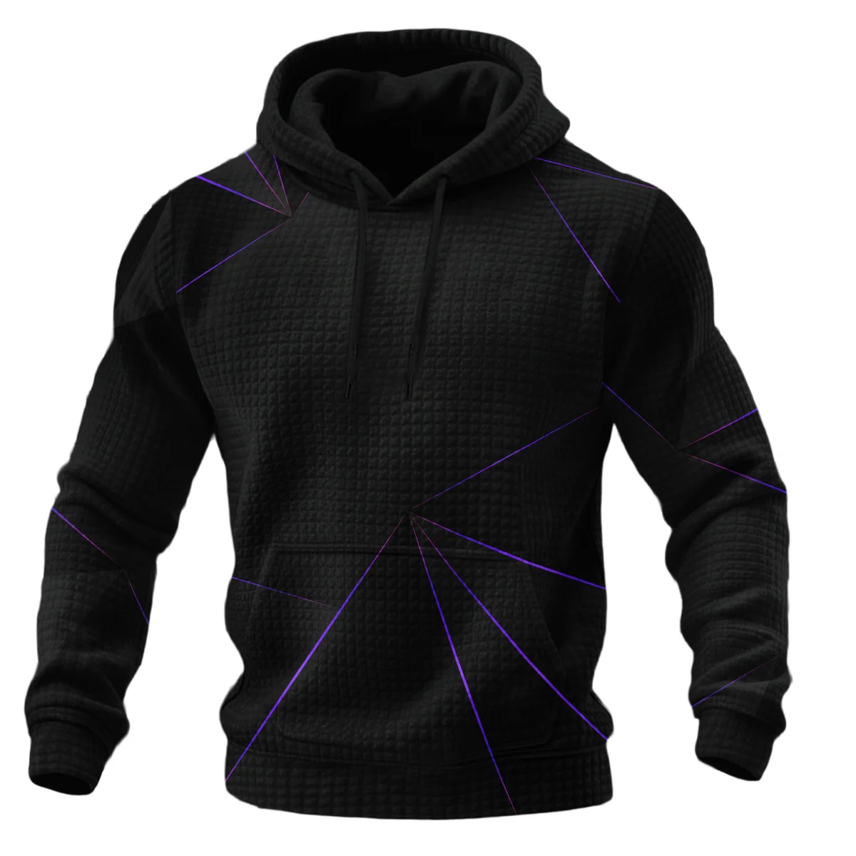Alpine F1 Teamwear Hoodie Quilted Waffle BL8326A1ALPHQW - Image 2