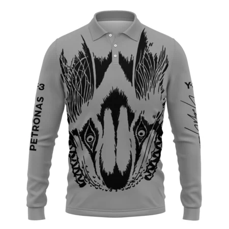 Alternative view of 2026 Y-3 x Mercedes F1 - Long Polo Shirt BLMER18326A4LPL