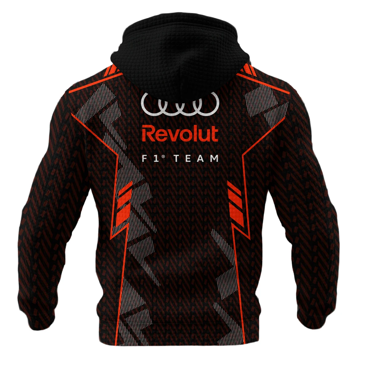 Audi F1 Teamwear Hoodie Quilted Waffle BLVA5326A1AUDIHQW - Image 3