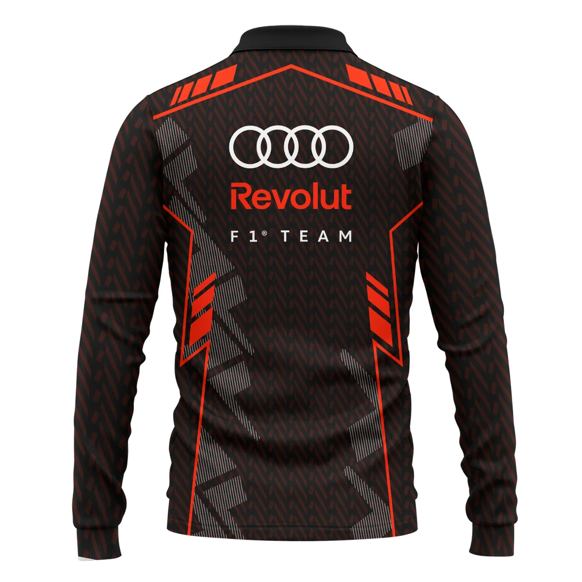 Audi F1 Teamwear Long Polo Shirt BLVA5326A1AUDILPL - Image 3