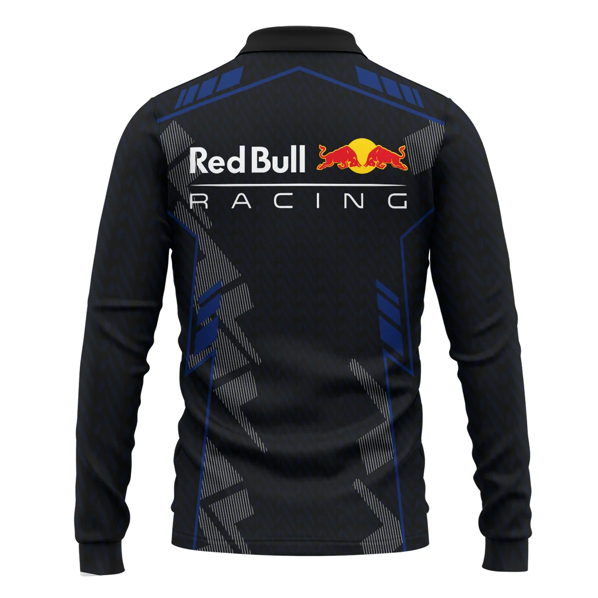 Red Bull Racing F1 Teamwear Long Polo Shirt BLVA5326A1RBRLPL - Image 3
