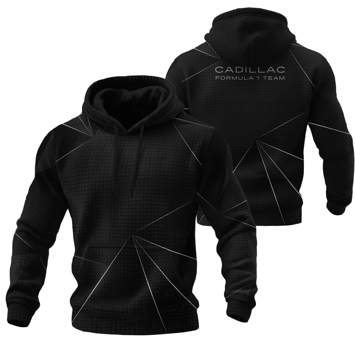 Cadillac F1 Teamwear Hoodie Quilted Waffle BL8326A1CDLHQW