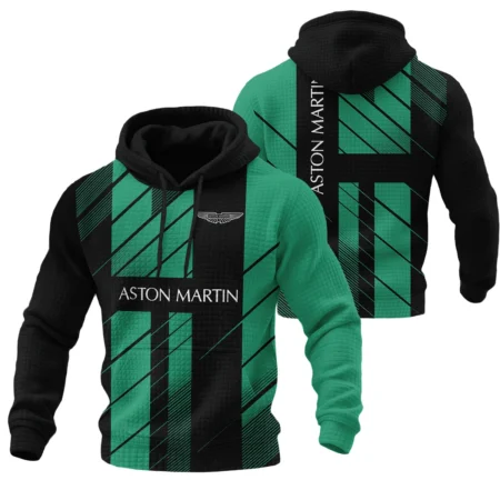 Aston Martin F1 Teamwear Hoodie Quilted Waffle BLVA5326A2AMHQW