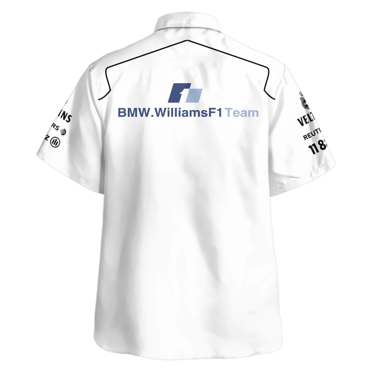 2000 Jenson Button Racing Suit Williams F1 Hawaiian Shirt BLVAJB010925A1HW - Image 3