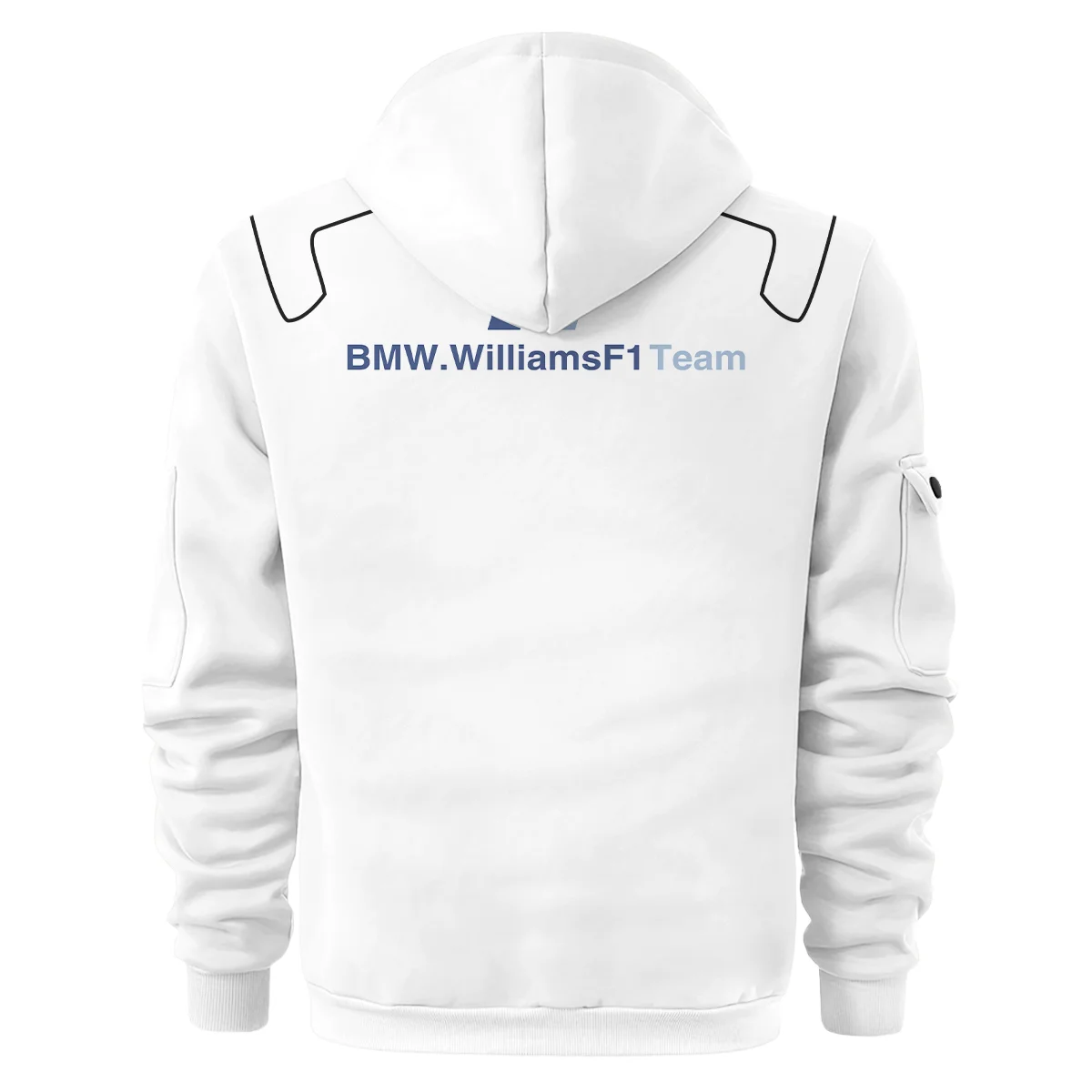 2000 Jenson Button Racing Suit Williams F1 Hoodie Half Zip BLVAJB010925A1HDF - Image 3