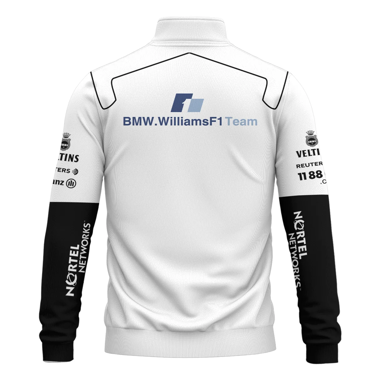 2000 Jenson Button Racing Suit Williams F1 Quarter-Zip Sweatshirt BLVAJB010925A1QZS - Image 3