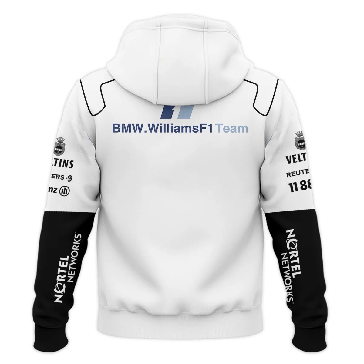 2000 Jenson Button Racing Suit Williams F1 Zipper Hoodie BLVAJB010925A1ZHD - Image 3