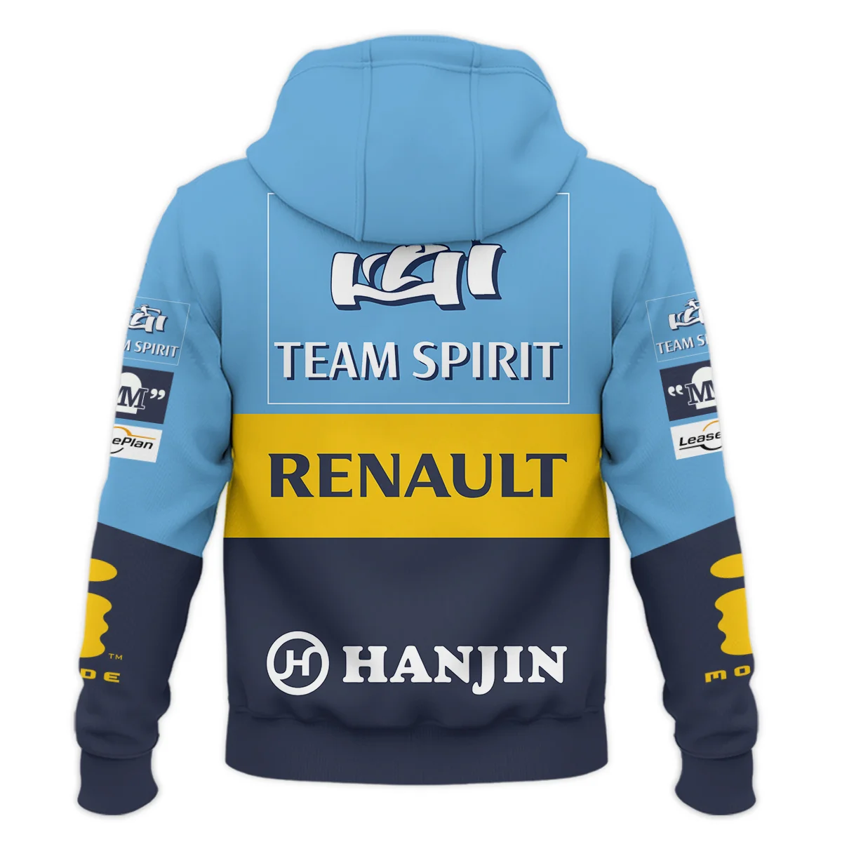 2005 Fernando Alonso Racing Suit Renault F1 Hoodie BLVAFA030925A5HD - Image 3