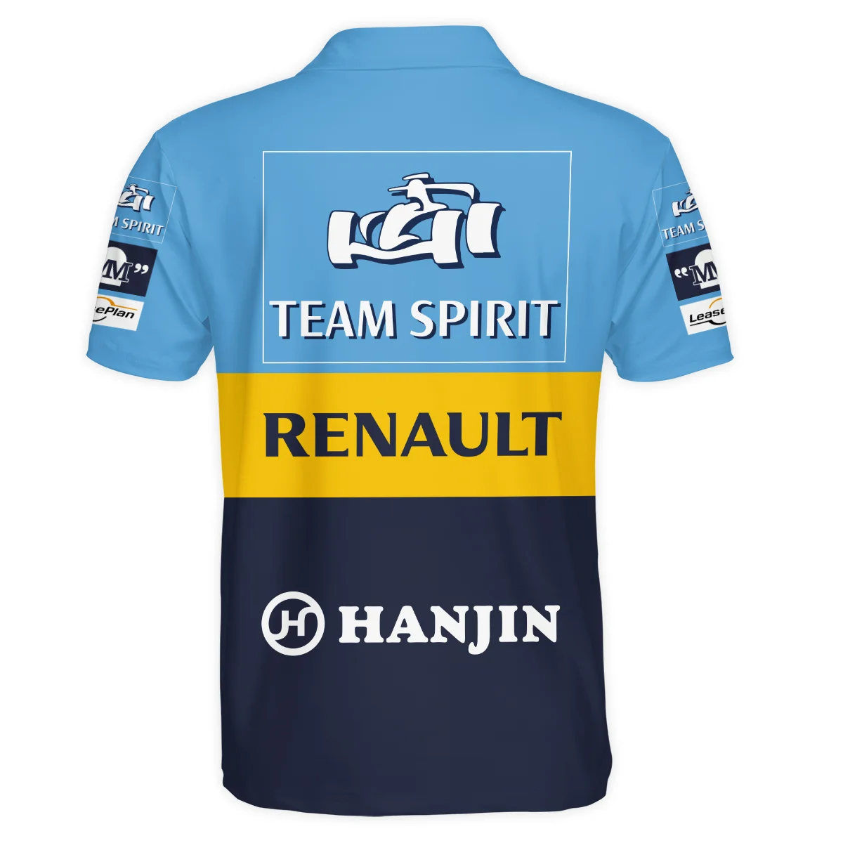 2005 Fernando Alonso Racing Suit Renault F1 Polo Shirt BLVAFA030925A5PL - Image 3