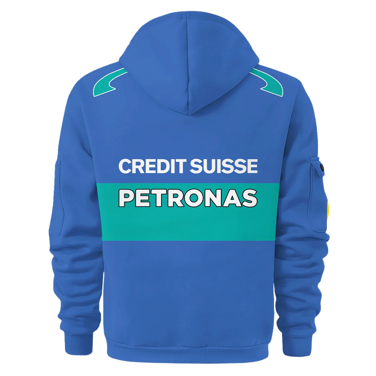 2005 Jacques Villeneuve Racing Suit F1 Hoodie Half Zip BLJV10825A7HDF - Image 3