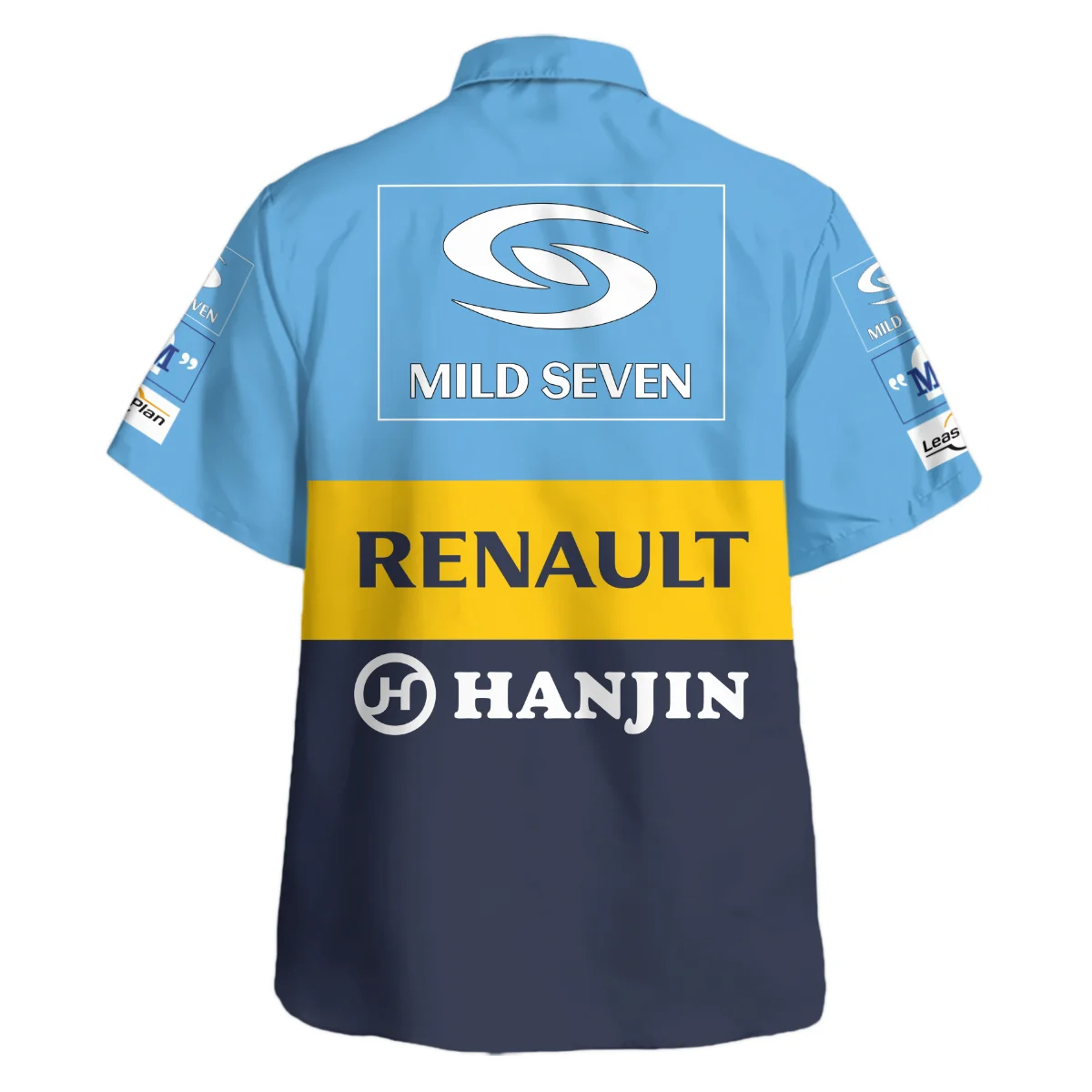 2006 Fernando Alonso Racing Suit Renault F1 Hawaiian Shirt BLVAFA030925A4HW - Image 3