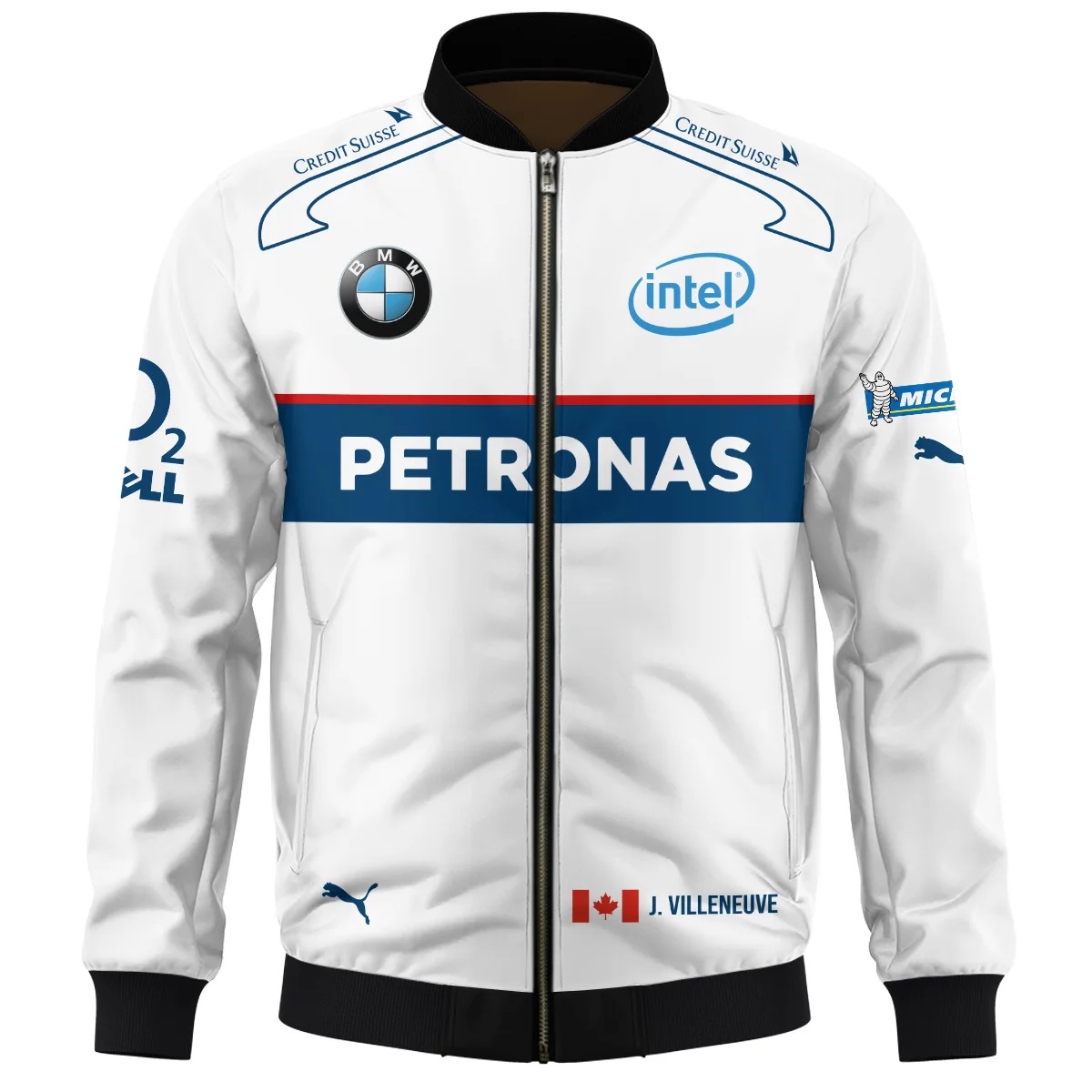 2006 Jacques Villeneuve Racing Suit F1 Bomber BLJV10825A8BB - Image 2