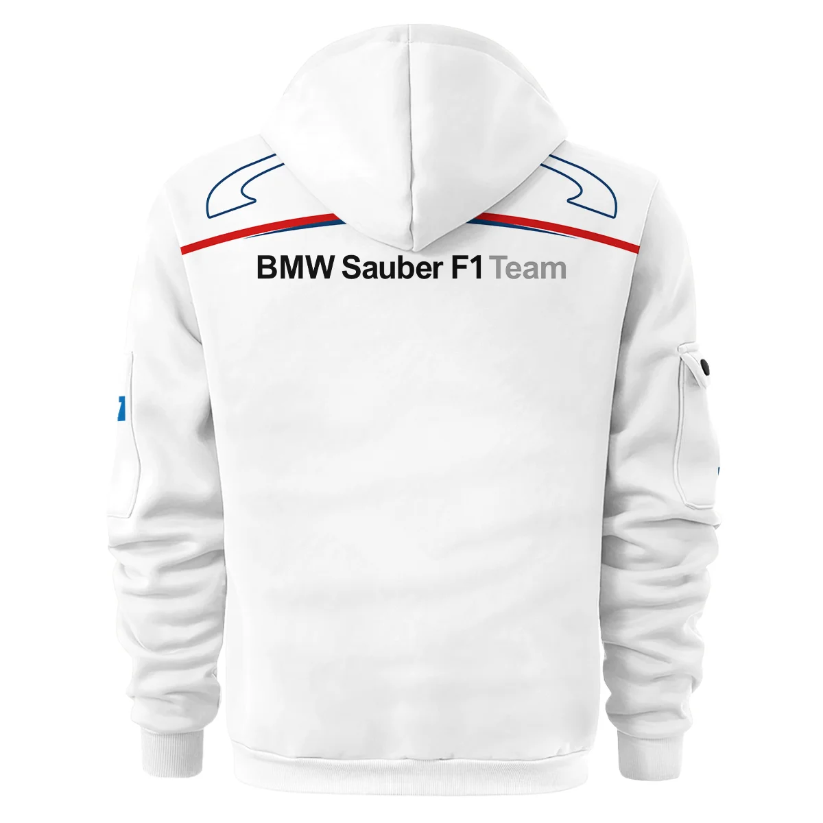 2006 Jacques Villeneuve Racing Suit F1 Hoodie Half Zip BLJV10825A8HDF - Image 3