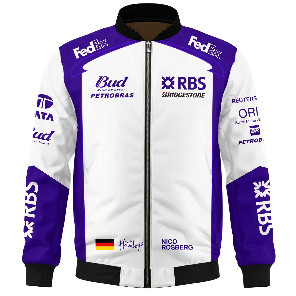 2006 Nico Rosberg Racing Suit Williams F1 Bomber BLVANR281125A2BB - Image 2