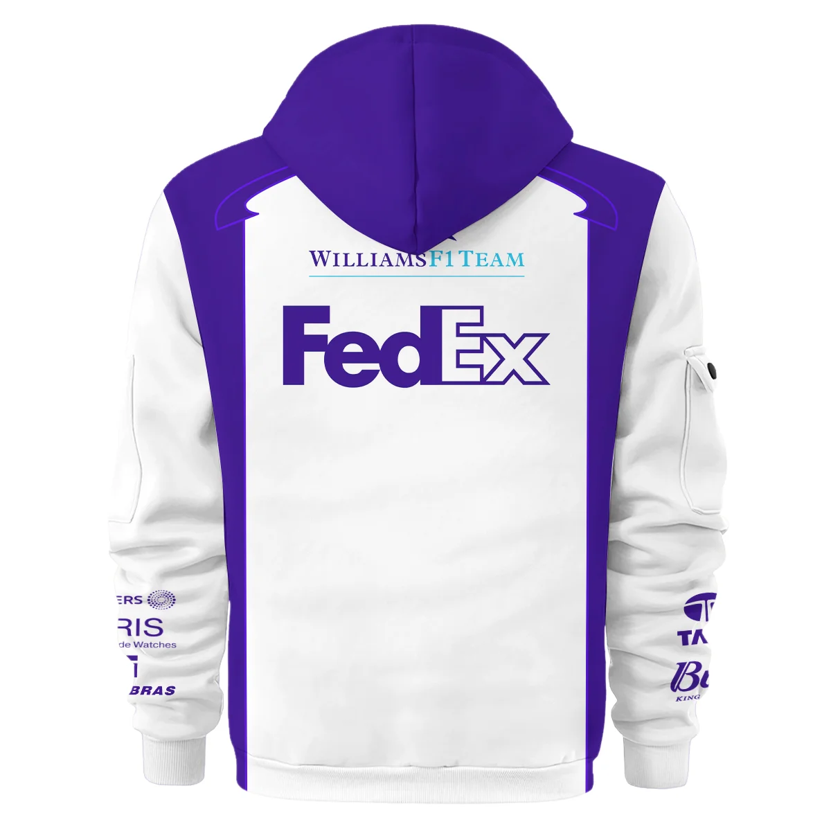 2006 Nico Rosberg Racing Suit Williams F1 Hoodie Half Zip BLVANR281125A2HDF - Image 3