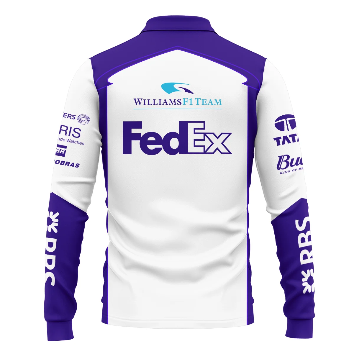 2006 Nico Rosberg Racing Suit Williams F1 Long Polo Shirt BLVANR281125A2LPL - Image 3