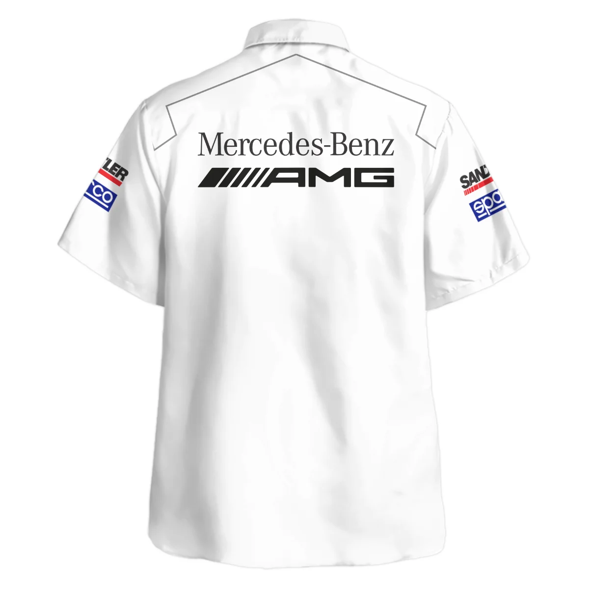 2007 Mika Hakkinen Racing Suit Mercedes Hawaiian Shirt BLVAMH271025A5HW - Image 3