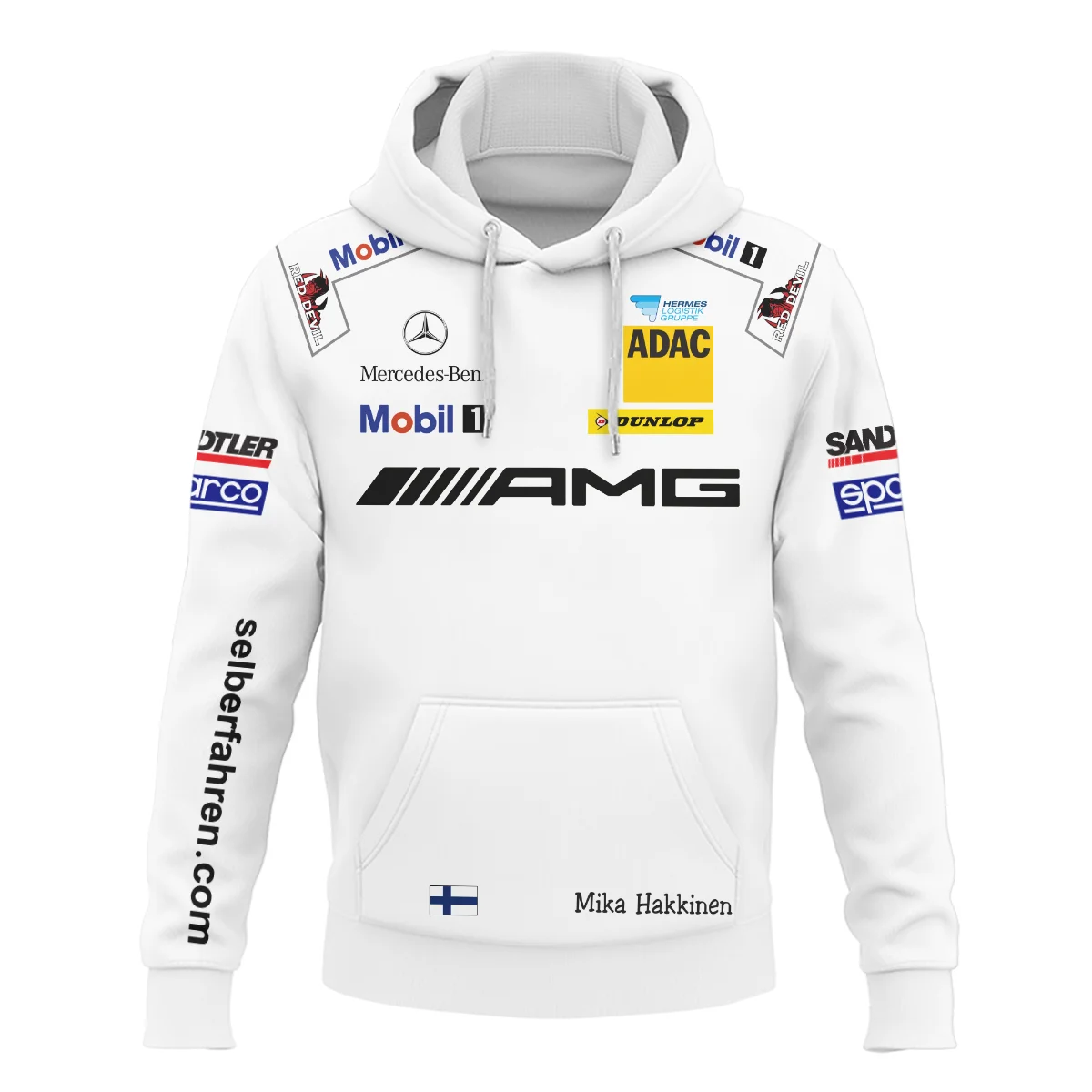 Alternative view of 2007 Mika Hakkinen Racing Suit Mercedes Hoodie BLVAMH271025A5HD