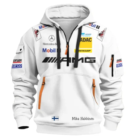 Alternative view of 2007 Mika Hakkinen Racing Suit Mercedes Hoodie Half Zip BLVAMH271025A5HDF