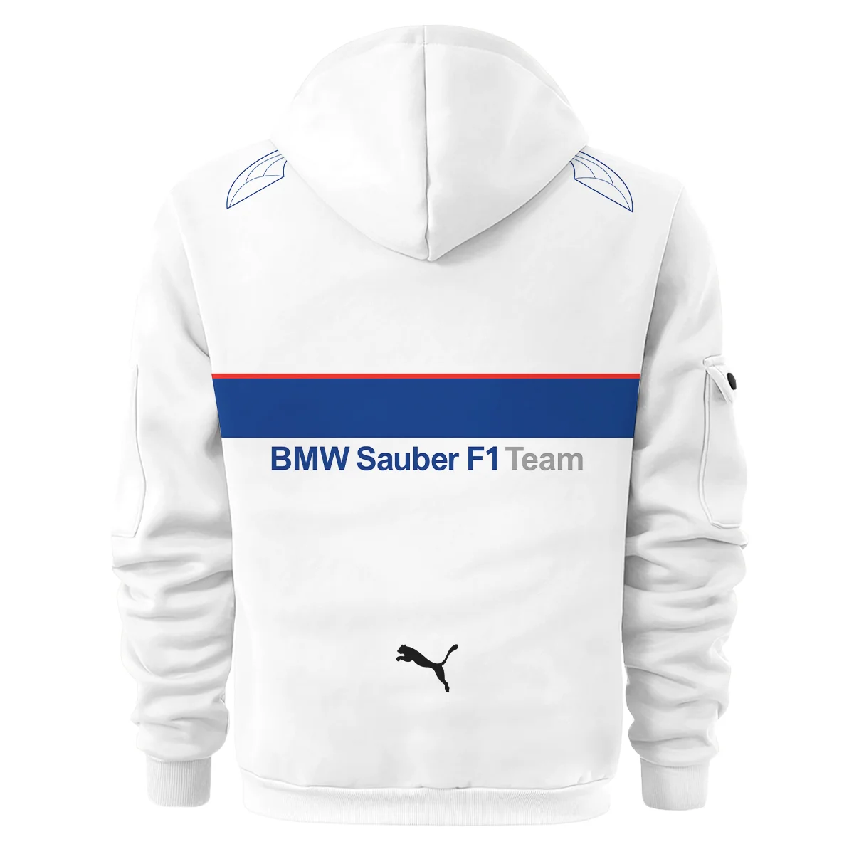 2007 Sebastian Vettel Racing Suit BMW F1 Hoodie Half Zip BLVASV110925A1HDF - Image 3