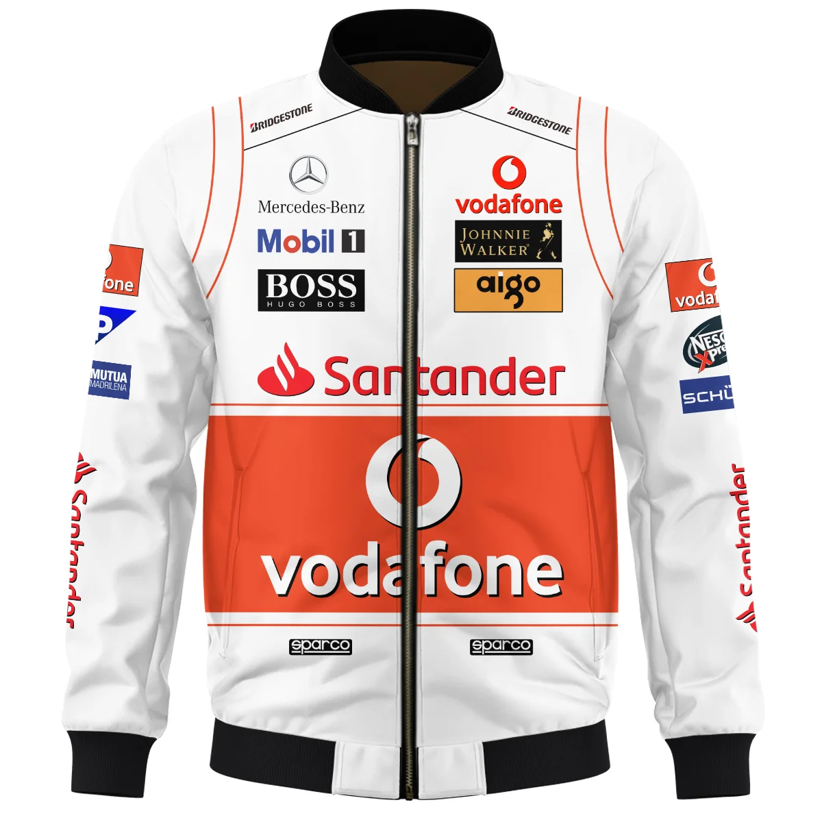 2008 Lewis Hamilton Racing Suit McLaren F1 Bomber BLVALH260825A9BB - Image 2