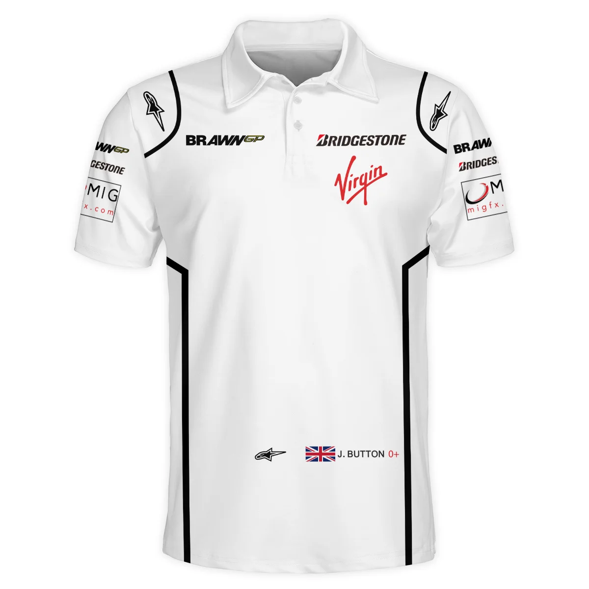 Alternative view of 2009 Champion Racing Suit - Polo Shirt BLVAJB010925A5PL