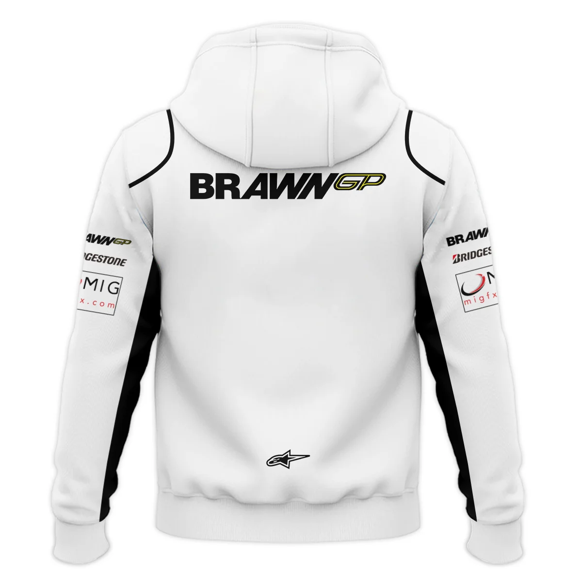 2009 Jenson Button Racing Suit Brawn GP F1 Hoodie BLVAJB010925A5HD - Image 3