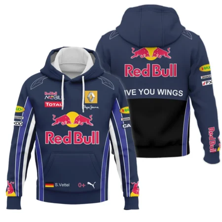 2010 Sebastian Vettel Racing Suit Red Bull Racing F1 Hoodie Unisex Motorsport Apparel BLVASV110925A7HD