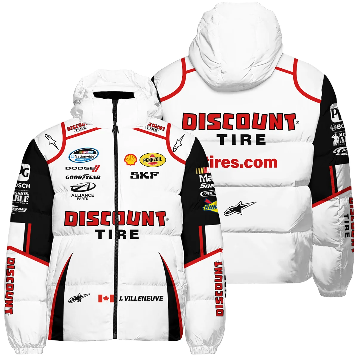 2011 Jacques Villeneuve Racing Suit F1 Down & Puffer Jackets BLJV10825A9HCJ