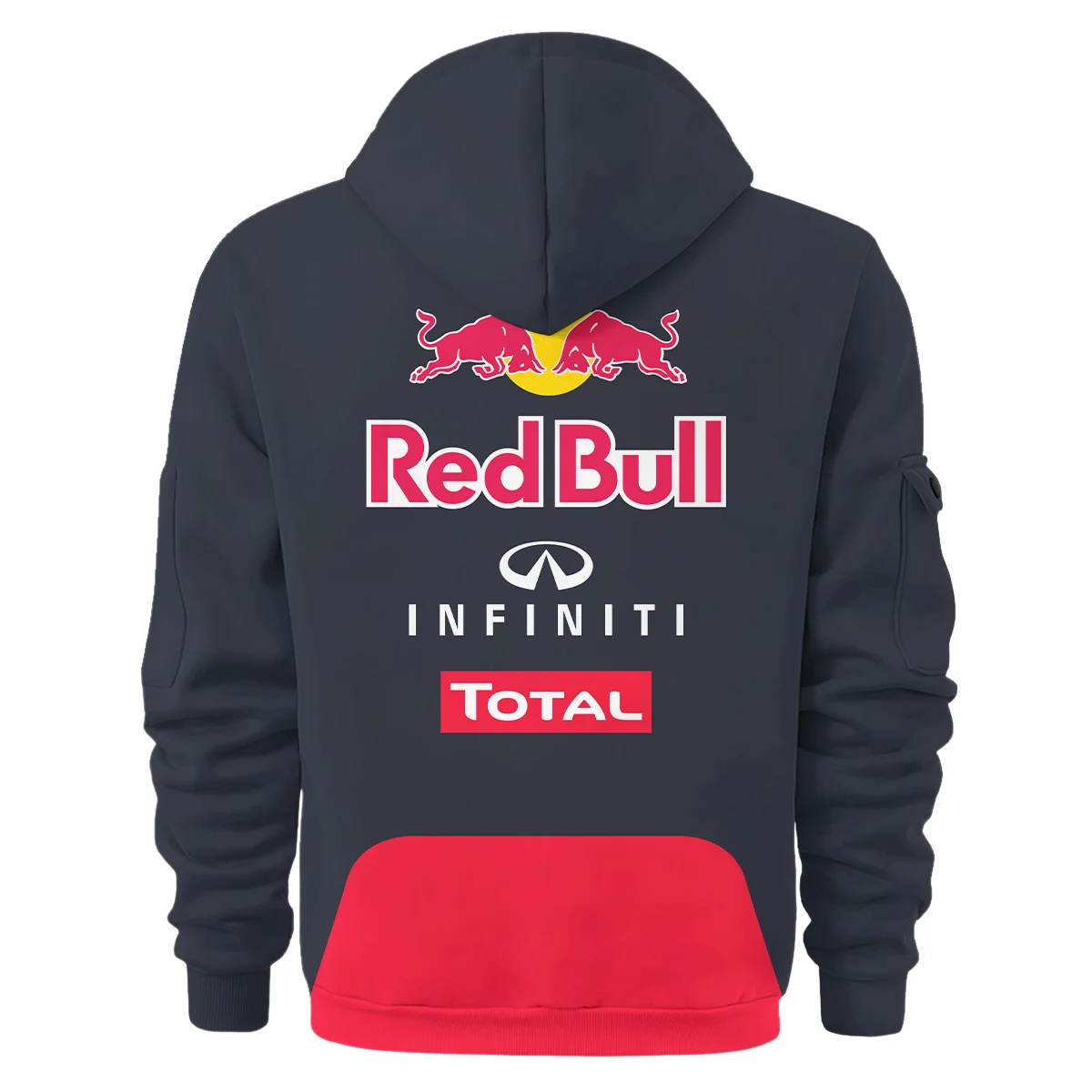 2012 Sebastian Vettel Racing Suit Red Bull Racing F1 Hoodie Half Zip BLVASV110925A5HDF - Image 3