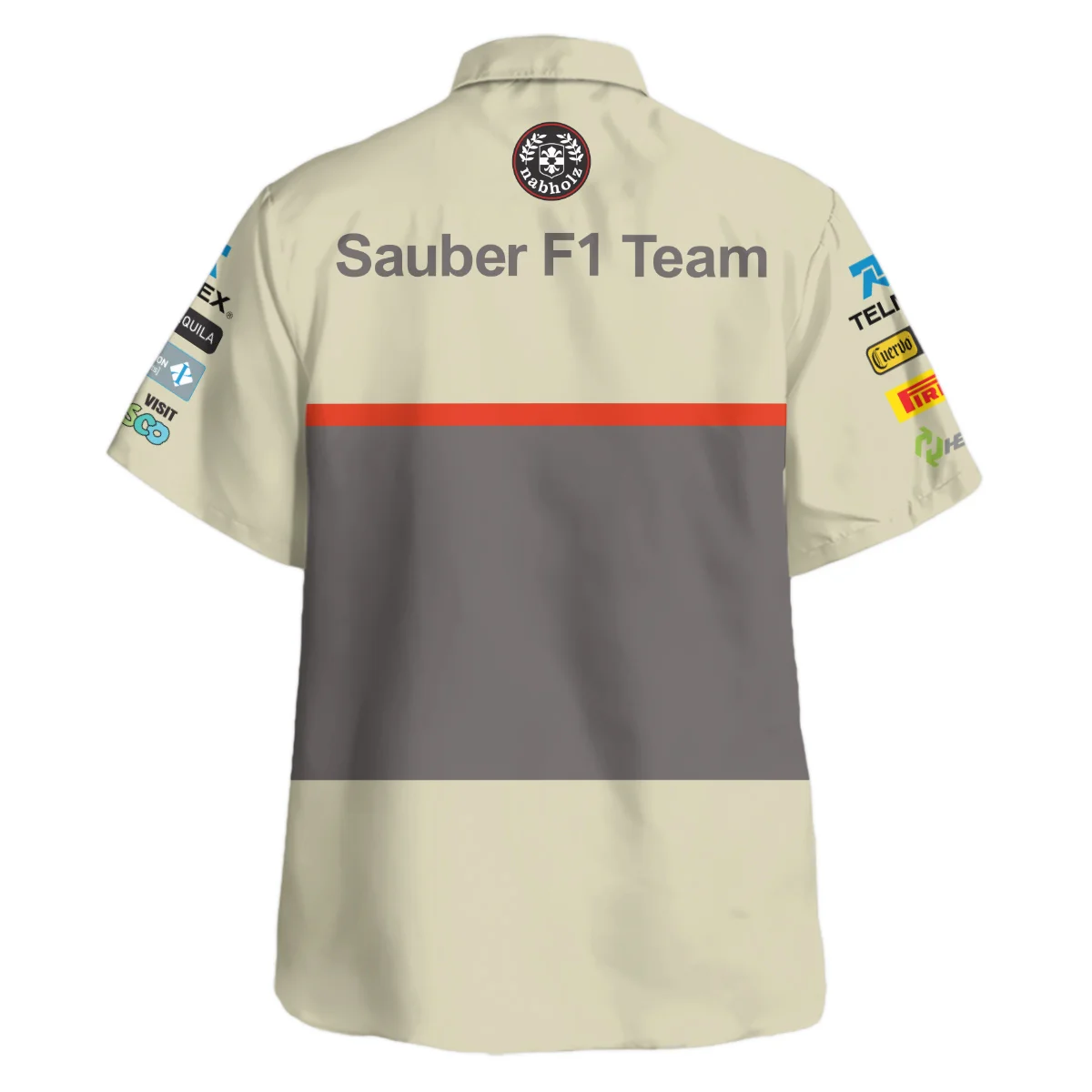 2012 Sergio Perez Racing Suit Sauber F1 Hawaiian Shirt BLVASP170925A10HW - Image 3