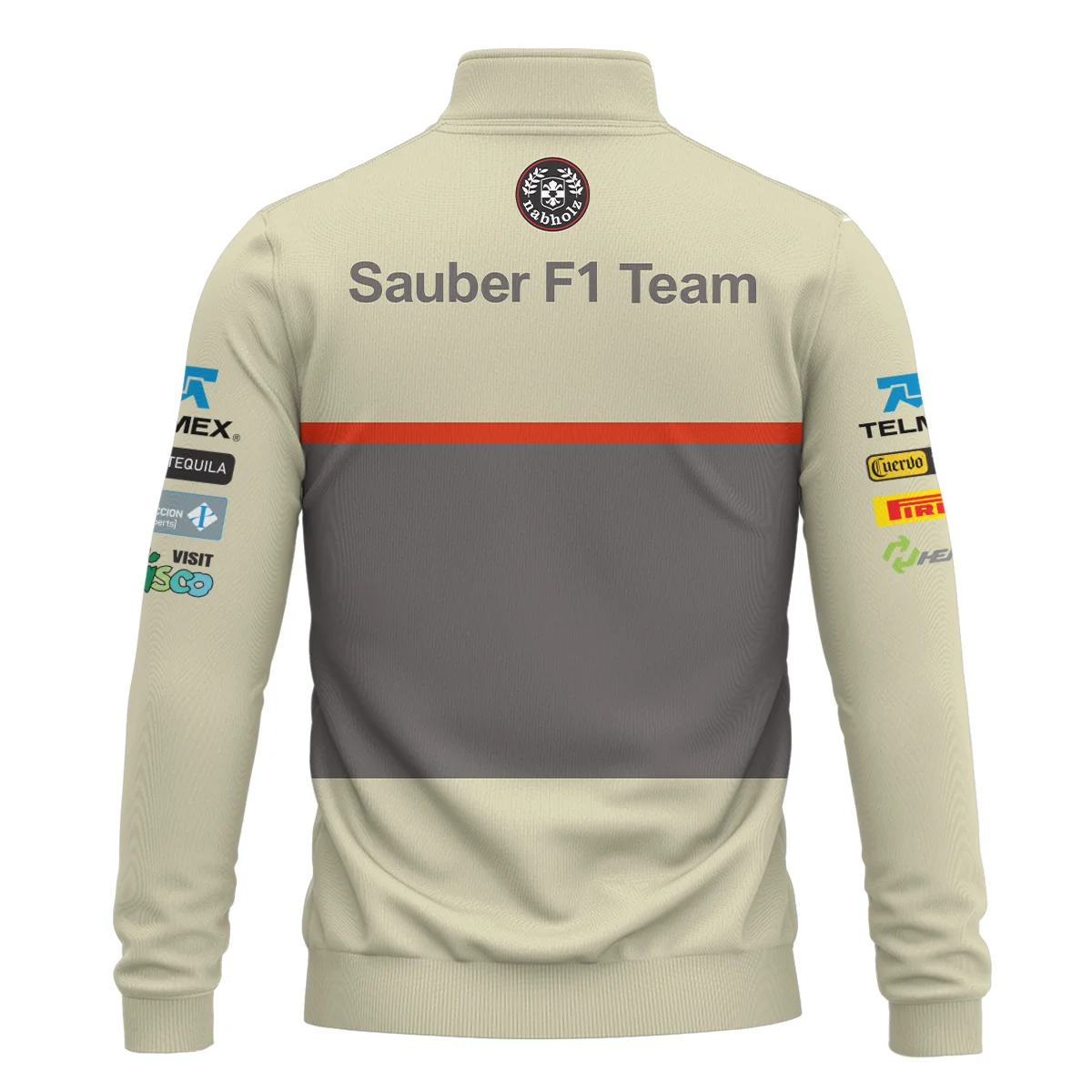 2012 Sergio Perez Racing Suit Sauber F1 Quarter-Zip Sweatshirt BLVASP170925A10QZS - Image 3