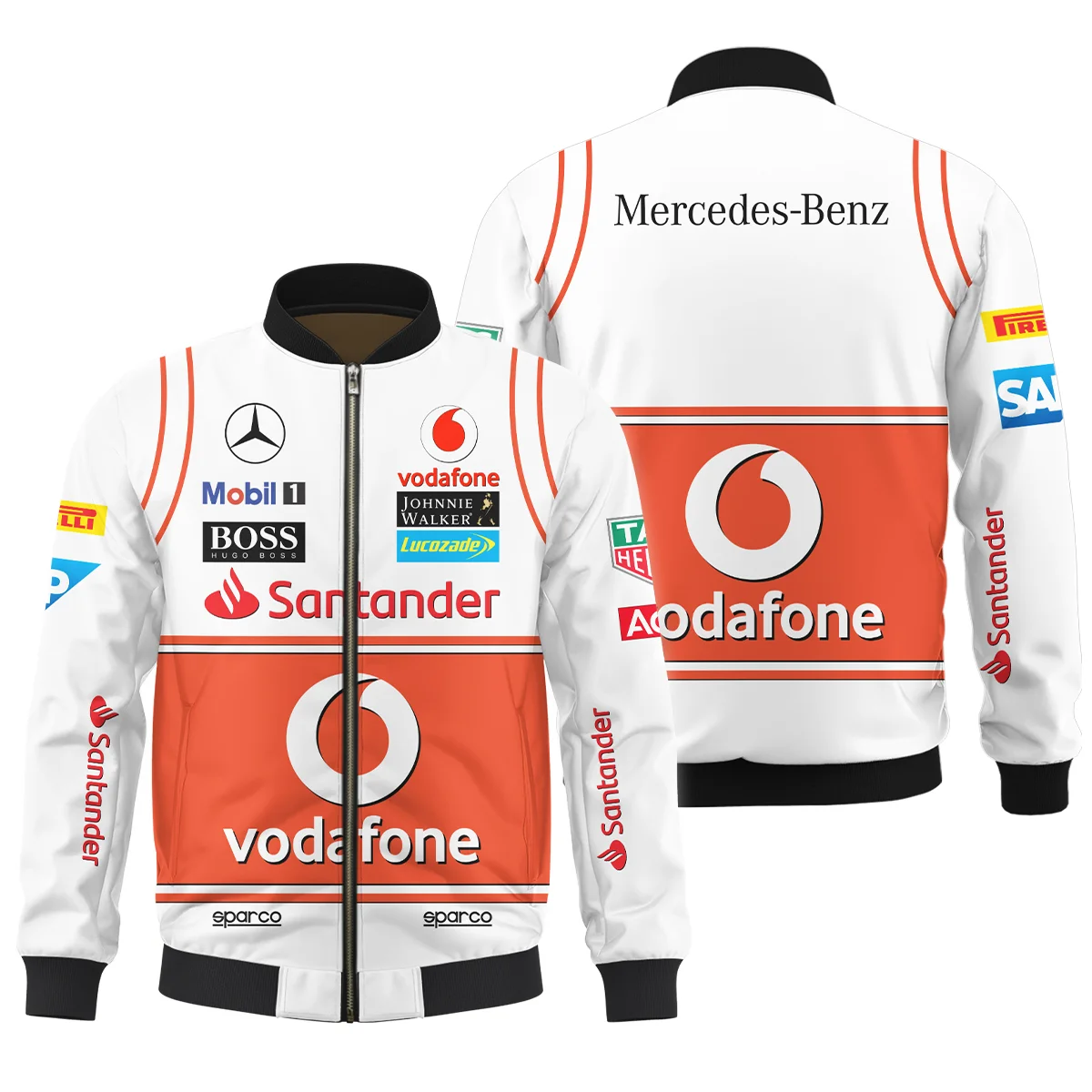 2013 Sergio Perez Racing Suit Force India F1 Bomber Unisex Motorsport Apparel BLVASP170925A9BB