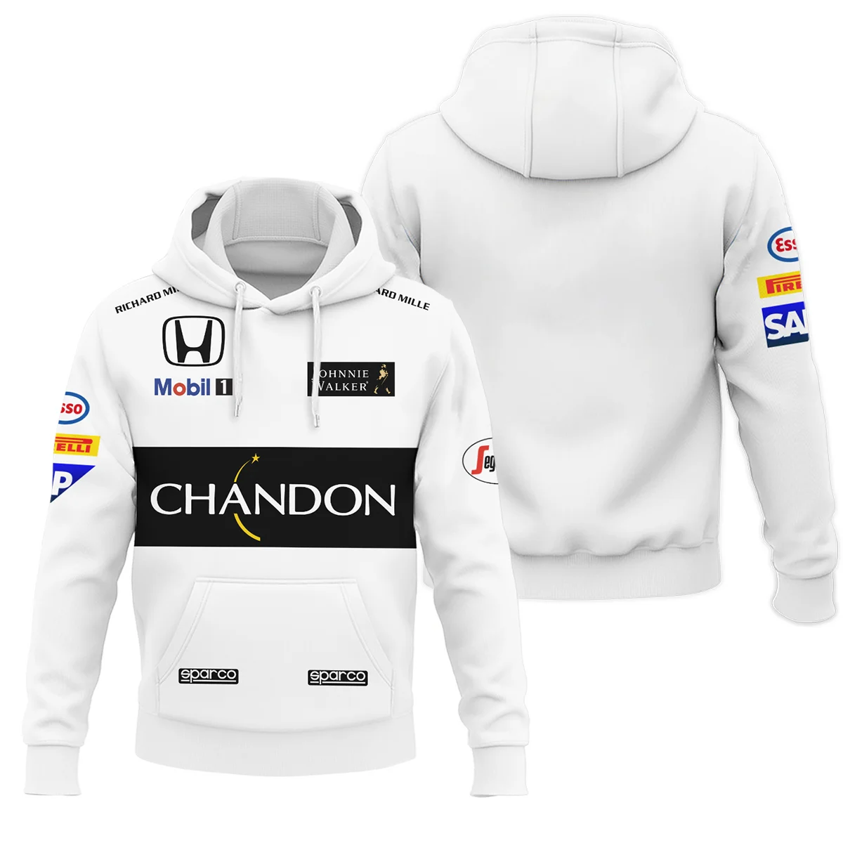 2015 Fernando Alonso Racing Suit McLaren F1 Hoodie Unisex Motorsport Apparel BLVAFA030925A2HD