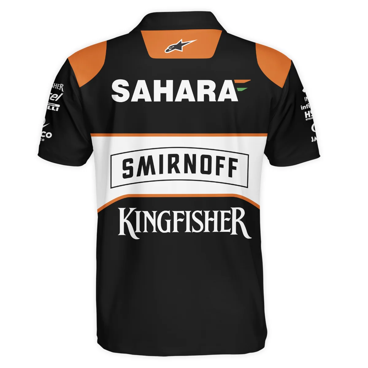 2016 Sergio Perez Racing Suit Force India F1 Polo Shirt BLVASP170925A6PL - Image 3