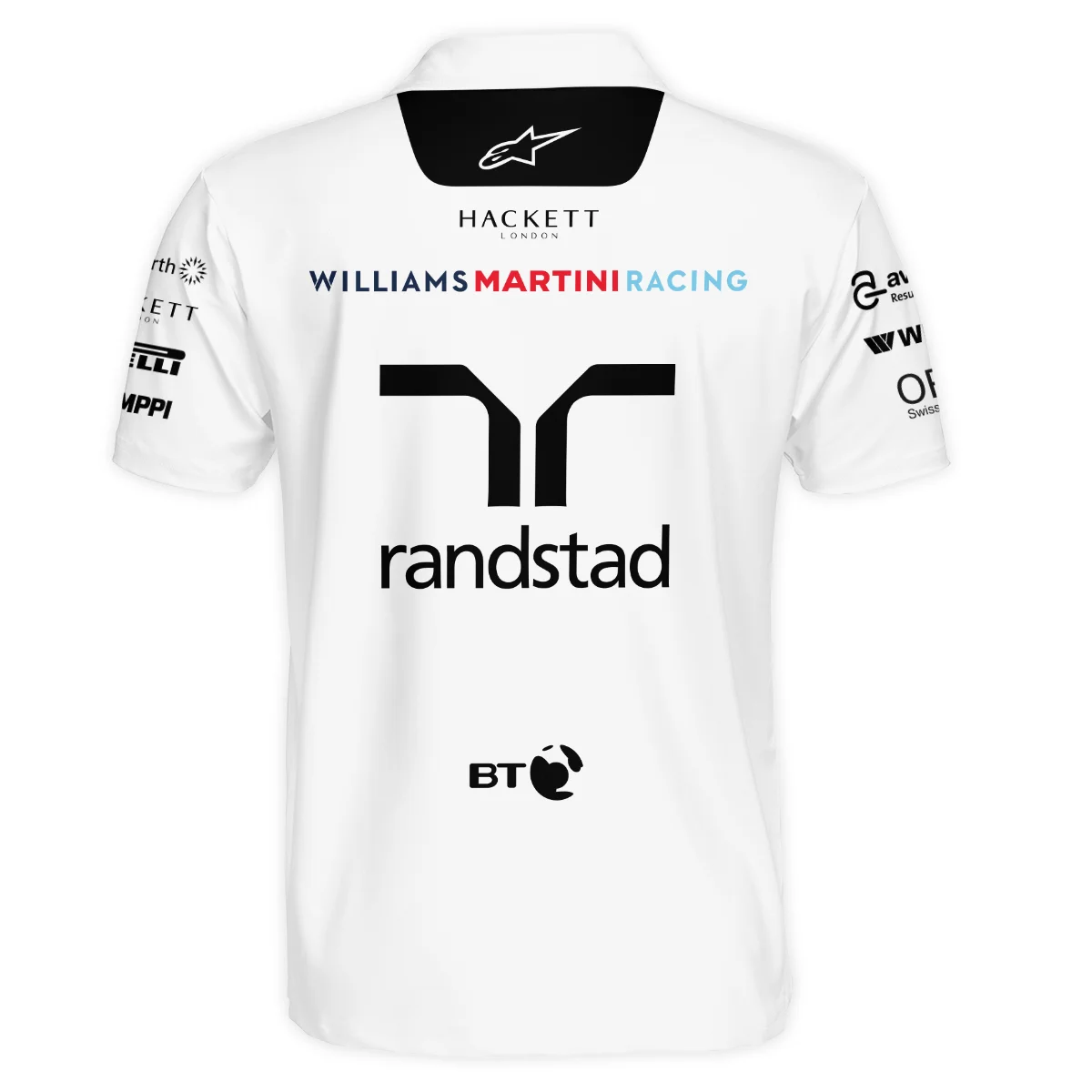 2016 Valtteri Bottas Racing Suit Williams F1 Polo Shirt BLVAVB130925A3PL - Image 3