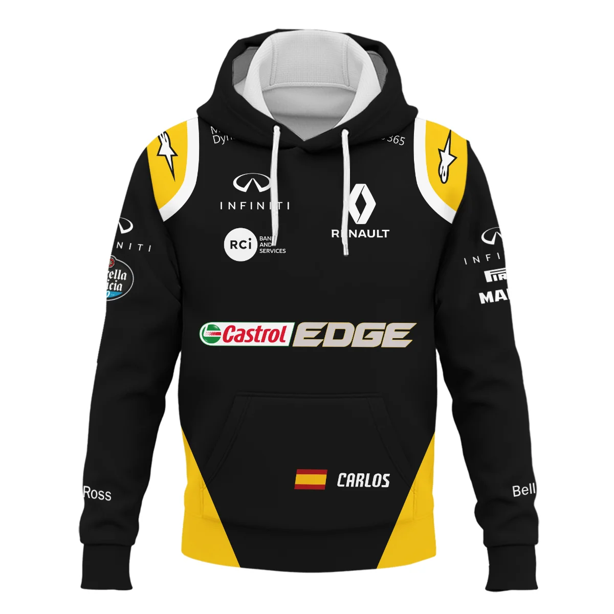 2017 Carlos Sainz Racing Suit Renault F1 Hoodie BLVACS190825A2HD - Image 2