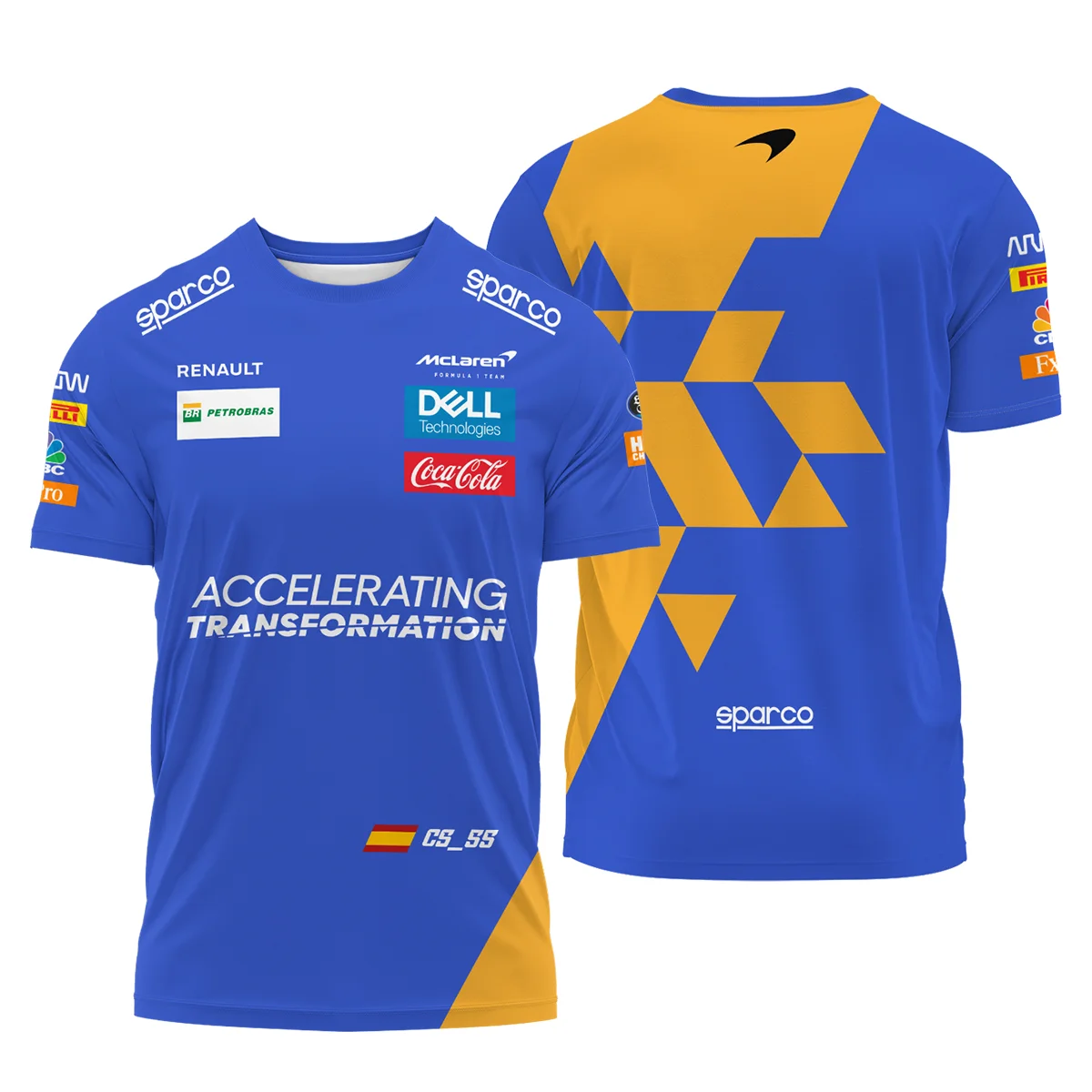 2019 Carlos Sainz Racing Suit McLaren F1 T-Shirt Unisex Motorsport Apparel BLVACS190825A15TS