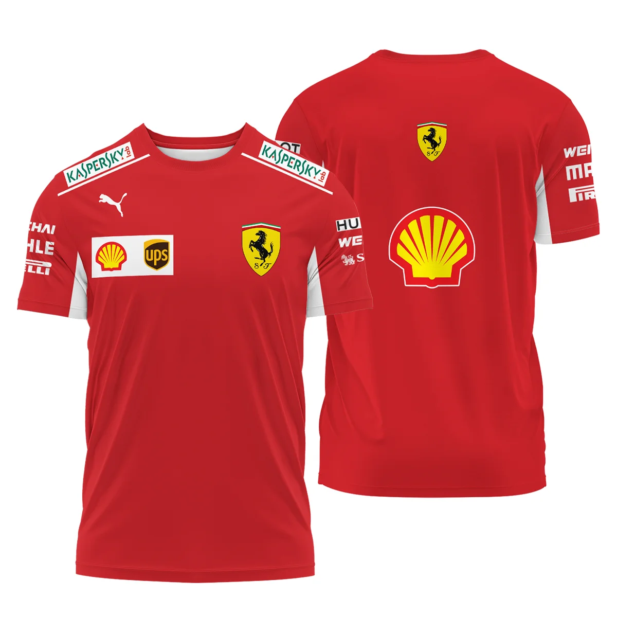 2019 Charles Leclerc Racing Suit Ferrari F1 T-Shirt Unisex Motorsport Apparel BLVACL260825A5TS