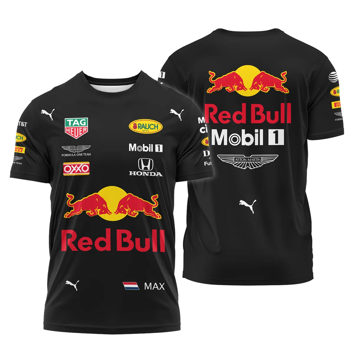 2019 Max Verstappen Racing Suit Red Bull Racing F1 T-Shirt Unisex Motorsport Apparel BLVAMV281125A4TS