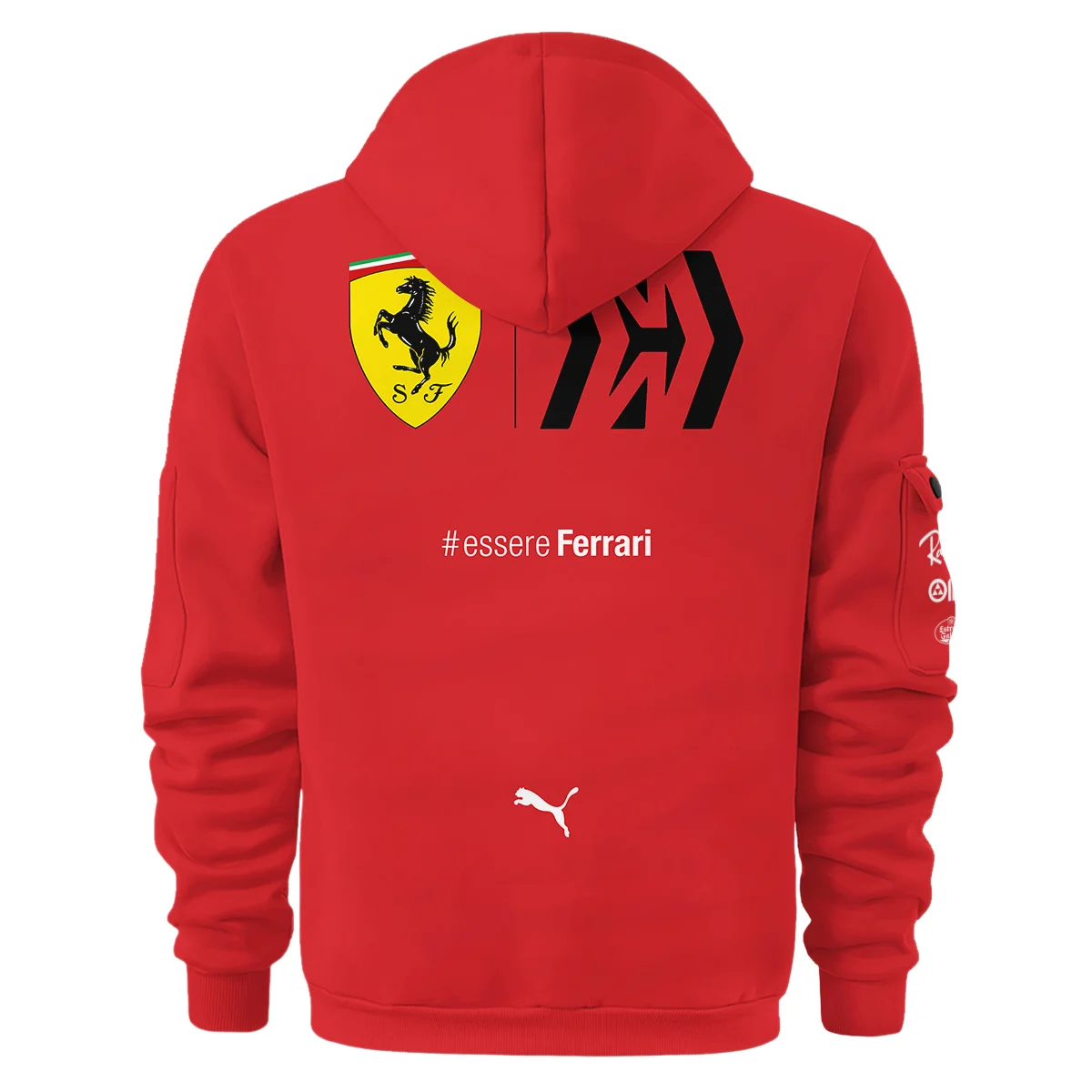 2021 Carlos Sainz Racing Suit Ferrari F1 Hoodie Half Zip BLVACS190825A7HDF - Image 3