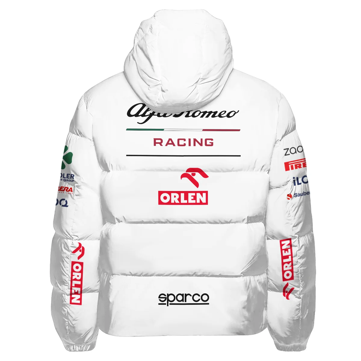 2021 Kimi Raikkonen Racing Suit Alfa Romeo F1 Down & Puffer Jackets BLVAKR191125A8HCJ - Image 3