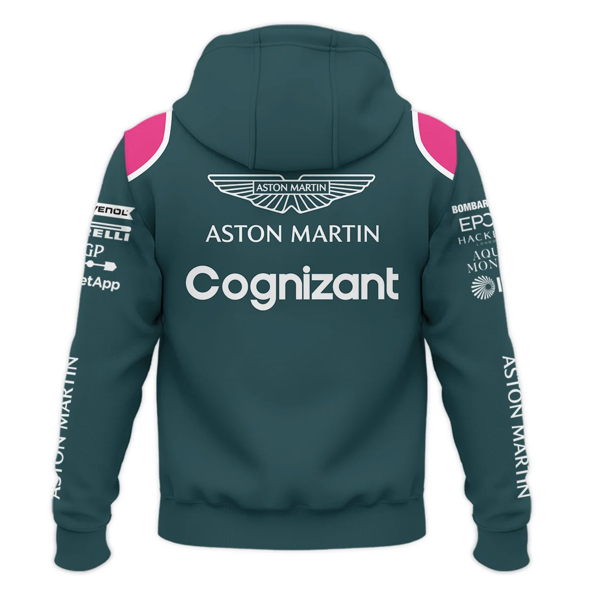 2021 Sebastian Vettel Racing Suit Aston Martin F1 Hoodie BLVASV110925A2HD - Image 3